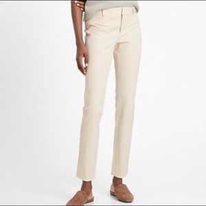 Lafayette Cream Cigarette Pants